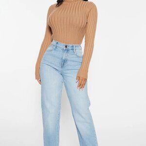 NEW! Petite Can’t You Relax Straight Leg Jeans - Light Wash